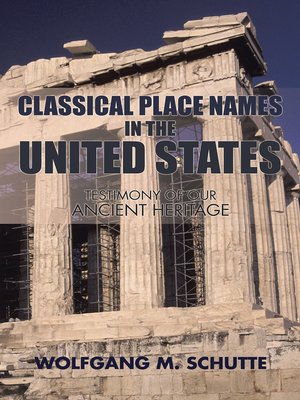 cover image of Classical Place Names in the United States